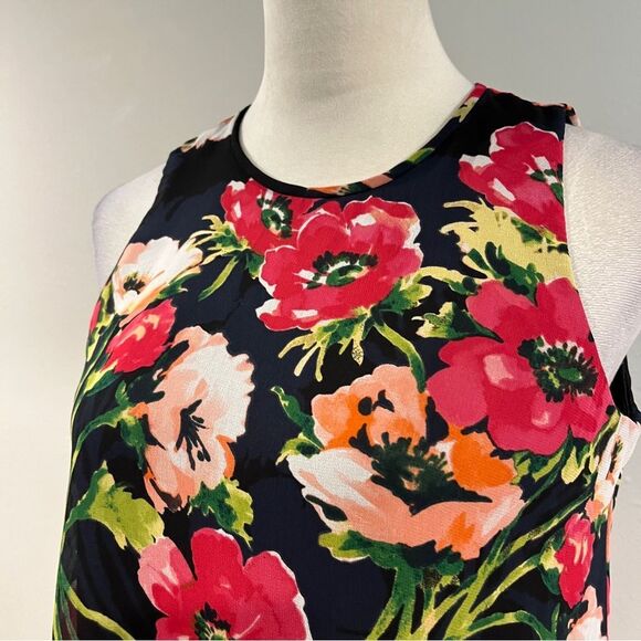 Tommy Hilfiger Floral Sleeveless a-line mini Dress size 4 - Picture 2 of 13